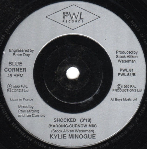 Kylie Minogue : Shocked (7", Single)