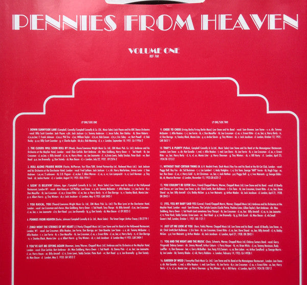 Various : Pennies From Heaven (3xLP, Comp)