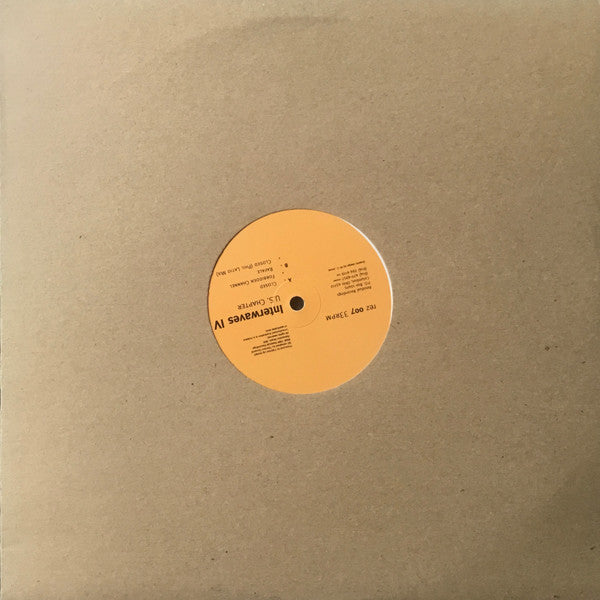 Fabrice Lig : Interwaves IV (U.S. Chapter) (12")