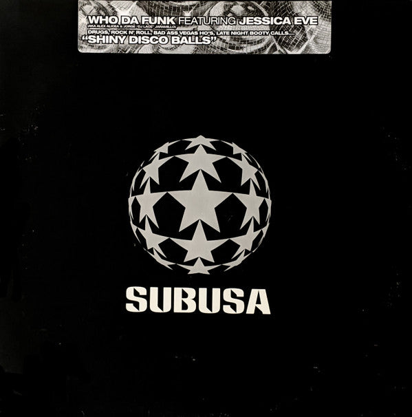 Who Da Funk Featuring Jessica Eve : Shiny Disco Balls (12")