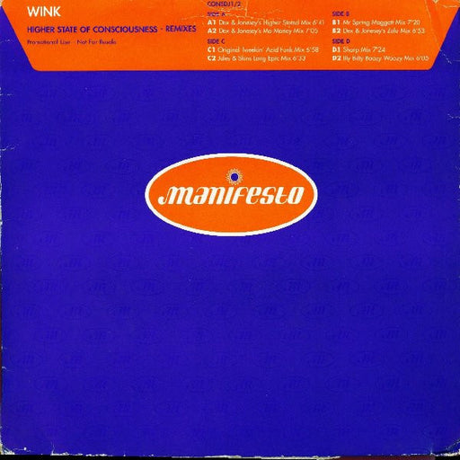 Wink* : Higher State Of Consciousness - Remixes (2x12", Promo)