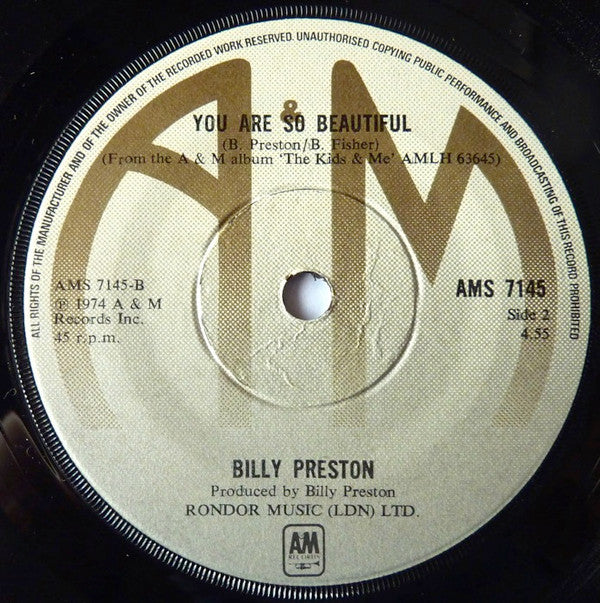 Billy Preston : Struttin' (7", Single, Sol)