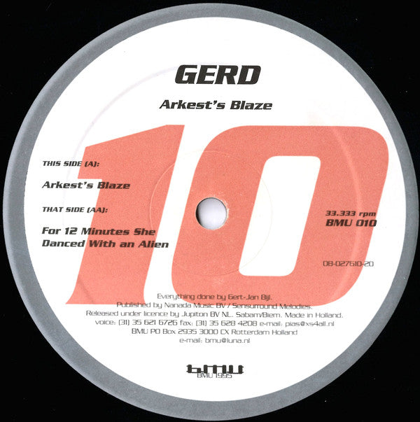 Gerd : Arkest's Blaze (12")