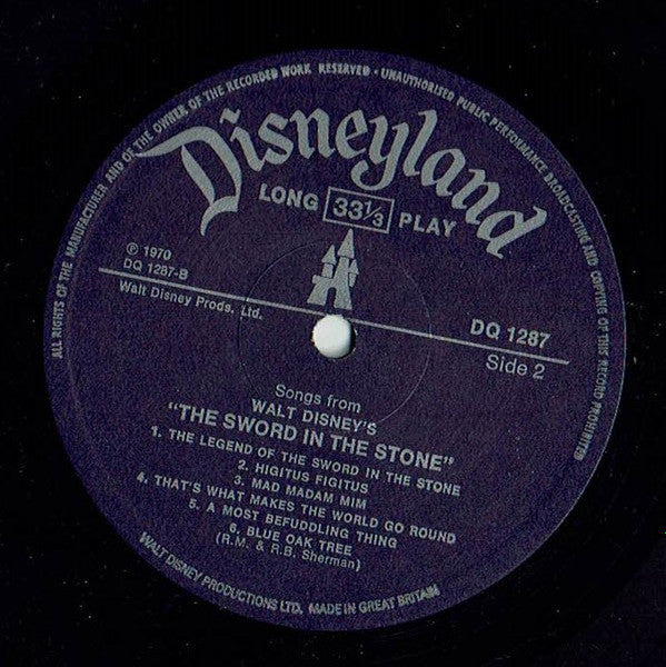 Annette (7), John Thomas Johnson / Jimmie Dodd : Walt Disney Presents The Musical Story Of Tubby The Tuba And All The Songs From Walt Disney's The Sword In The Stone (LP, Comp)