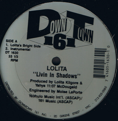 Lolita : Livin In Shadows (12")