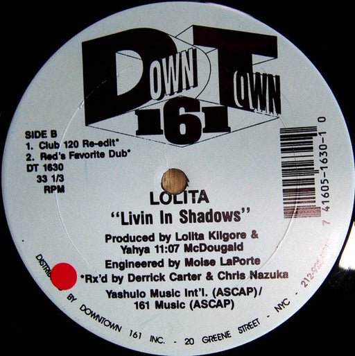 Lolita : Livin In Shadows (12")