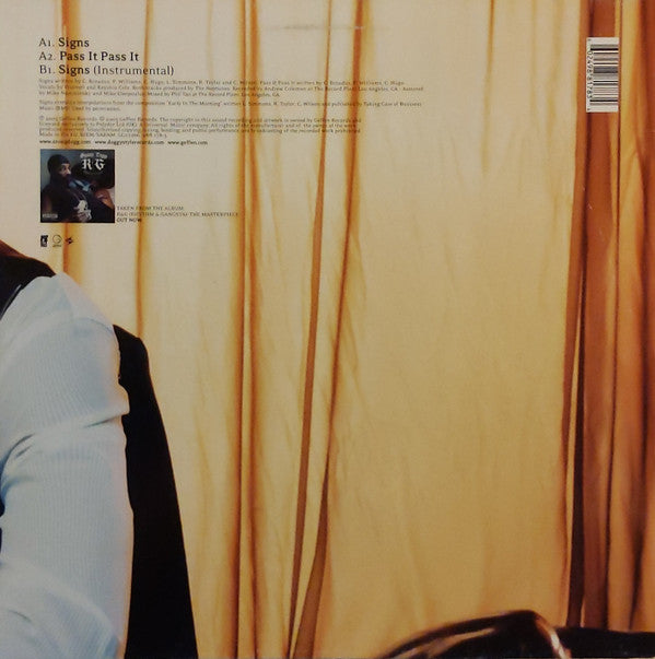 Snoop Dogg Feat Charlie Wilson And Justin Timberlake : Signs (12")