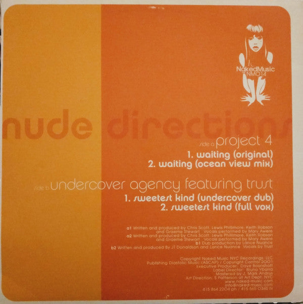 Project 4 / Undercover Agency Featuring Trust (3) : Nude Directions EP (12", EP)