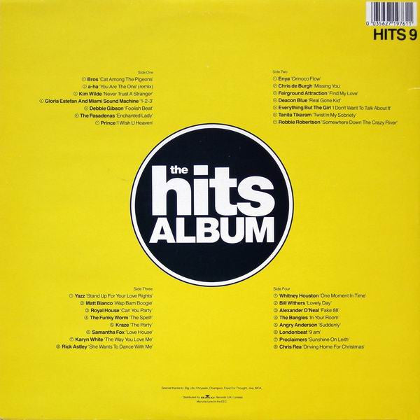 Various : The Hits Album (2xLP, Comp)