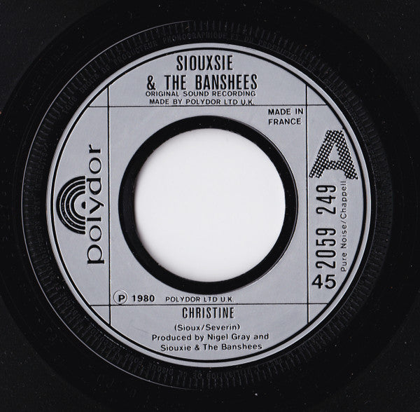 Siouxsie & The Banshees : Christine (7", Single)