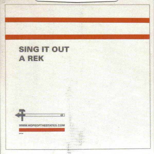 Hope Of The States : Sing It Out (7", Single, Gat)
