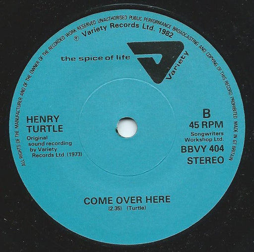 Henry Turtle : Hound Dog Man (7", Single)