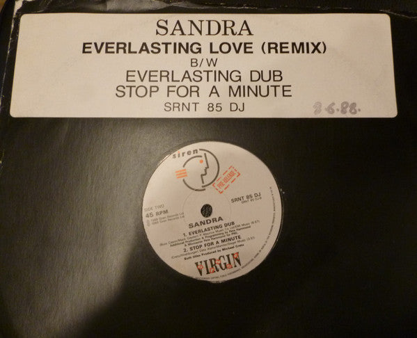 Sandra : Everlasting Love (12", Single, Pre)