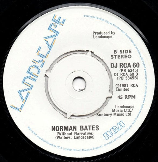 Landscape : Norman Bates (7", Promo)