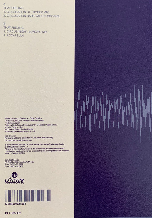 DJ Chus Presents The Groove Foundation* : That Feeling (Remixes) (12")