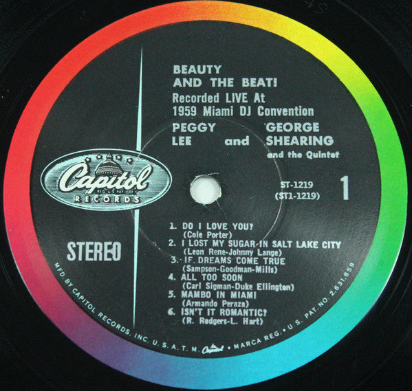 Peggy Lee / George Shearing : Beauty And The Beat! (LP, Album)