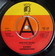 Dandy Livingstone : Instant Music (7", Promo)