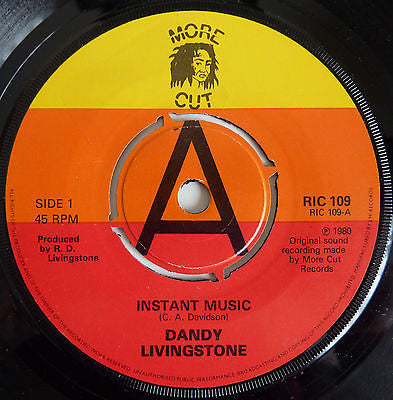 Dandy Livingstone : Instant Music (7", Promo)