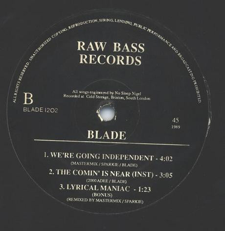 Blade (3) : Lyrical Maniac (12")