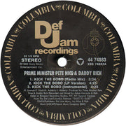 Prime Minister Pete Nice & Daddy Rich : Kick The Bobo (12")