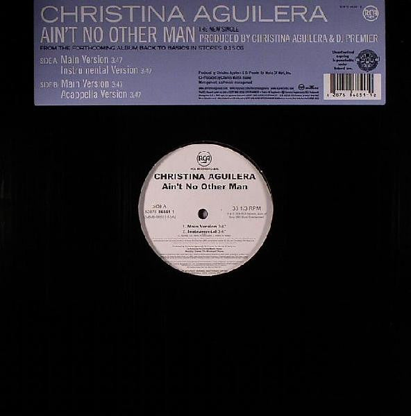 Christina Aguilera : Ain't No Other Man (12", Single)