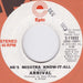 Arrival (2) : He's Misstra Know-It-All (7", Single, Mono, Promo)