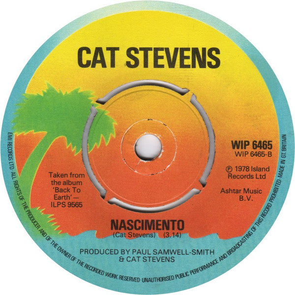 Cat Stevens : Last Love Song (7", Promo)