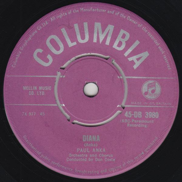 Paul Anka : Diana (7", Single)