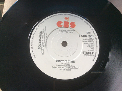 Boz Scaggs : Breakdown Dead Ahead (7", Single, Promo)