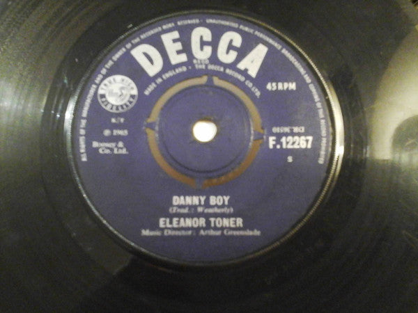 Eleanor Toner : Danny Boy (7", Single, Mono)