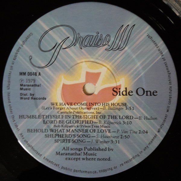 The Maranatha Singers : Praise III (LP)