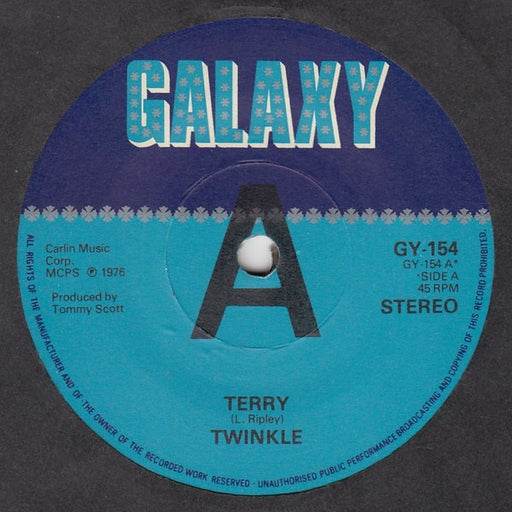 Twinkle (3) : Terry (7", Single, Promo, RE)