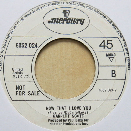 Garrett Scott : I'm Gonna Give You All My Love  (7", Single, Mono, Promo)