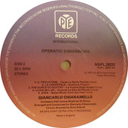 Giancarlo Chiaramello : Operatic Dimensions - Now (LP, Album)