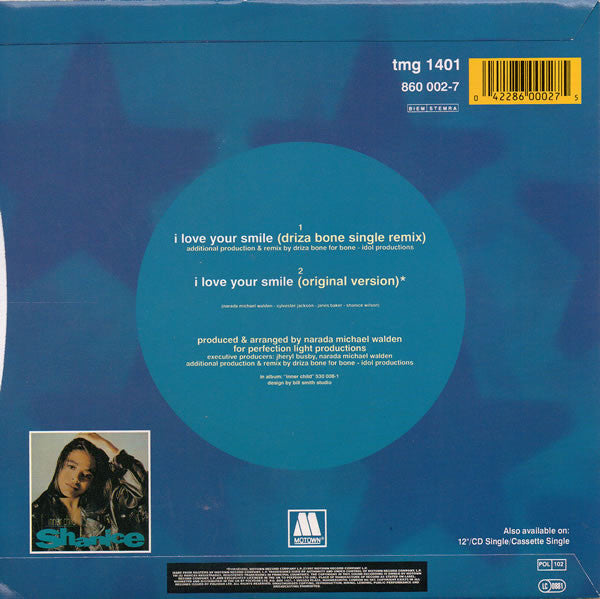 Shanice : I Love Your Smile (7", Single, pap)