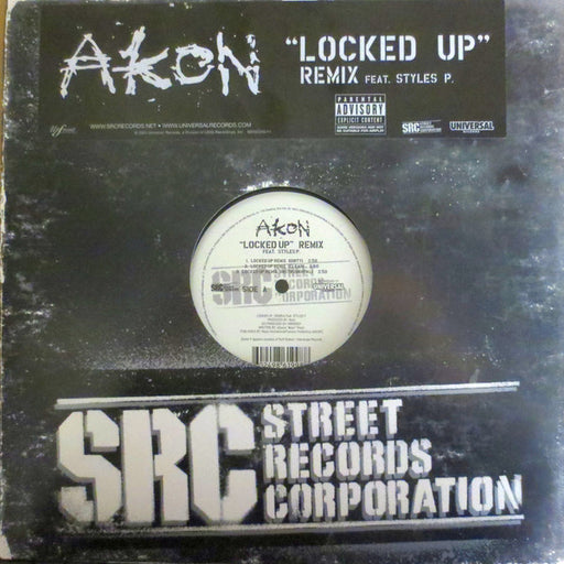 Akon Feat. Styles P : Locked Up (Remix) (12", Single)