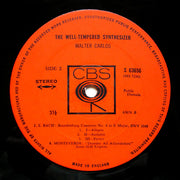 Walter Carlos : The Well-Tempered Synthesizer (LP, Album)
