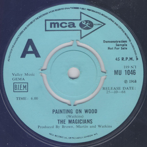 The Magicians (3) : Painting On Wood / Slow Motion  (7", Promo)
