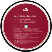 Martello Bros. : Remember (12")