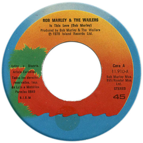 Bob Marley & The Wailers : Is This Love / Crisis (Version) (7", Single)