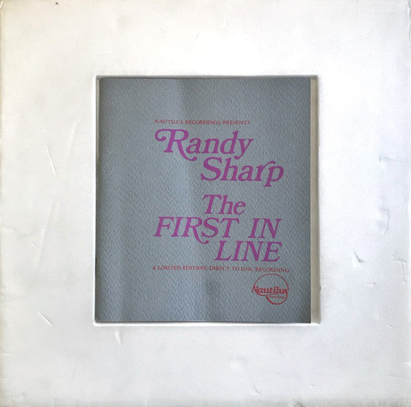 Randy Sharp : The First In Line (LP, Album, Sty)