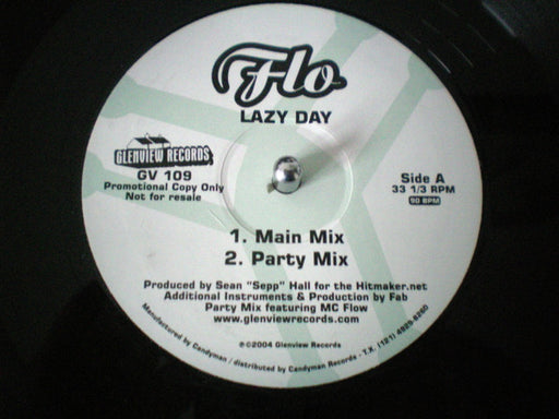 Flo (22) : Lazy Day (12", Promo)