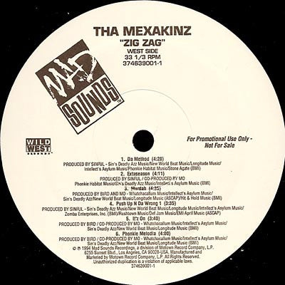 Tha Mexakinz : Zig Zag (LP, Album, Promo)