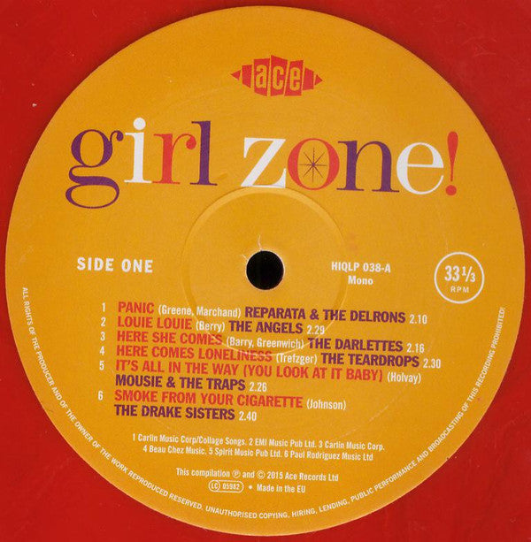 Various : Girl Zone! (LP, Comp, Red)