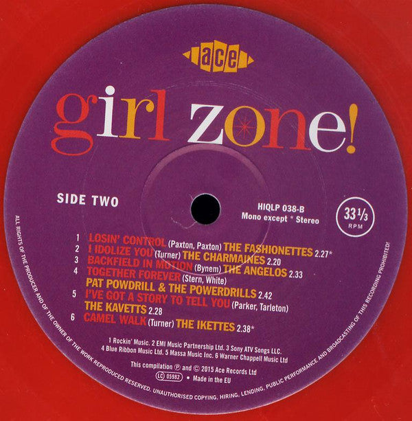 Various : Girl Zone! (LP, Comp, Red)