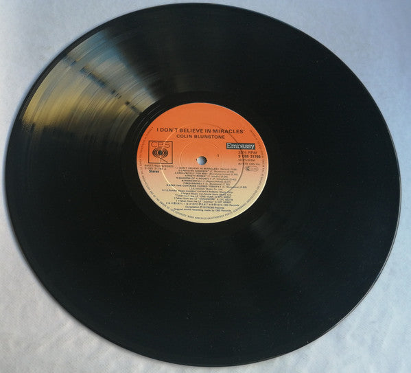 Colin Blunstone : I Don't Believe In Miracles (LP, Album, Comp)