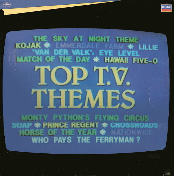 Various : Top T.V. Themes (LP, Comp)