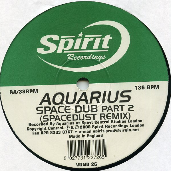 Aquarius (2) : Give It Up (12")