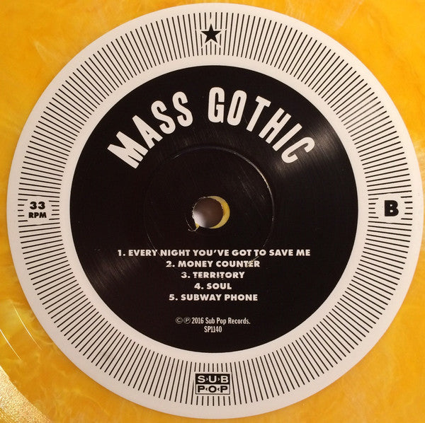 Mass Gothic : Mass Gothic (LP, Album, Ltd, Ora)
