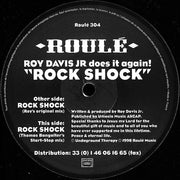 Roy Davis Jr* : Rock Shock (12")